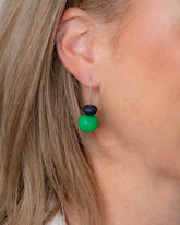 Resin Rock Drop Earring - EMERALD